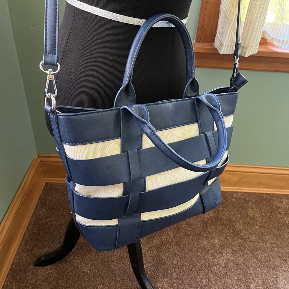 Miztique Navy Blue Tote
